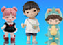 create 3d cute character modeling games, animation, mascot, rendering printing